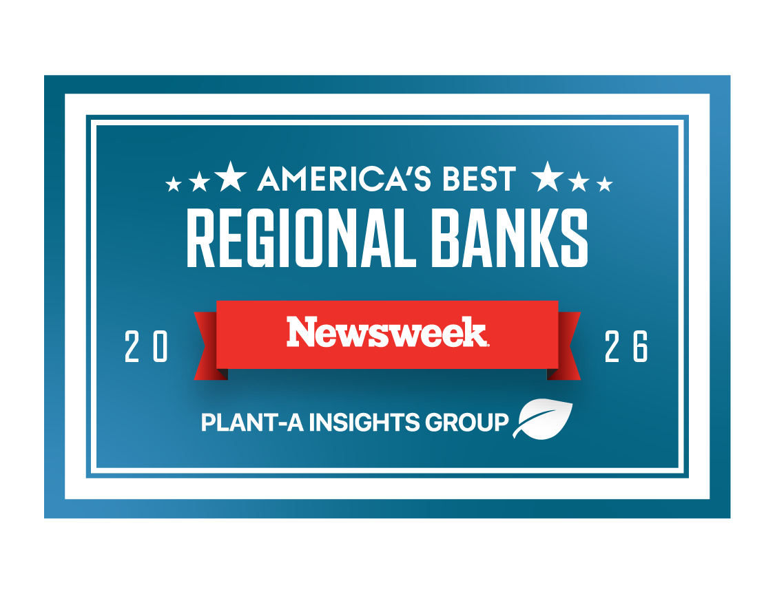 Graphic displaying the Newsweek America’s Best Regional Banks 2026 award badge, recognizing Central Pacific Bank as one of the nation’s top regional banks.